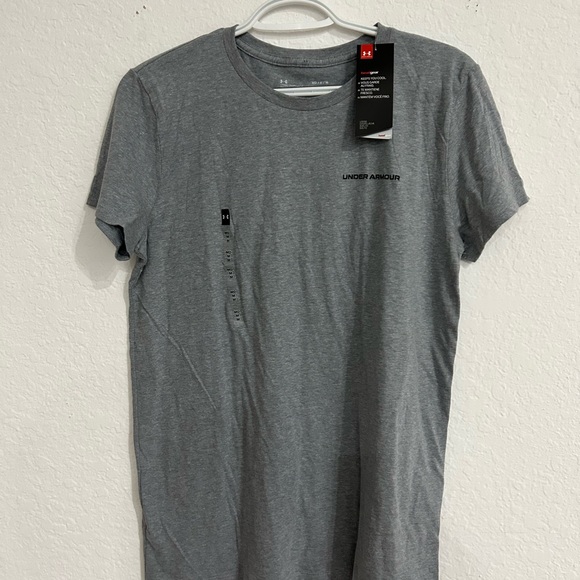 UNDER ARMOUR • Grey Crew Neck T-shirt • size M •’ - Picture 6 of 6